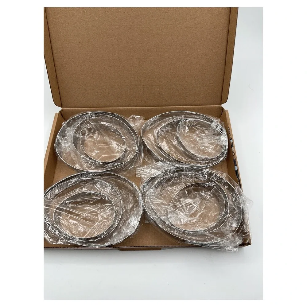Unbranded 12pc Egg Cookie Cutter Set Stainless Steel 4 Nested Sets‎ Easter